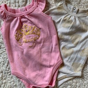 Juicy couture girl 2pcs onsies
